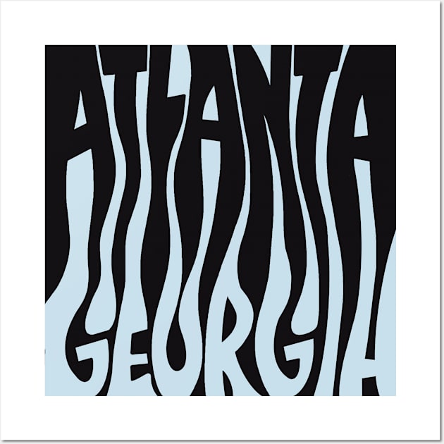 Atlanta GA Wall Art by LetteringByKaren